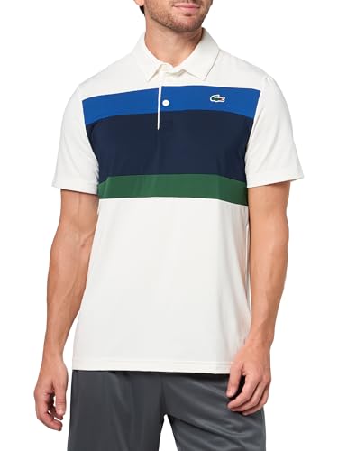 Lacoste Men's Sport Regular Fit Color Block Golf Polo Shirt