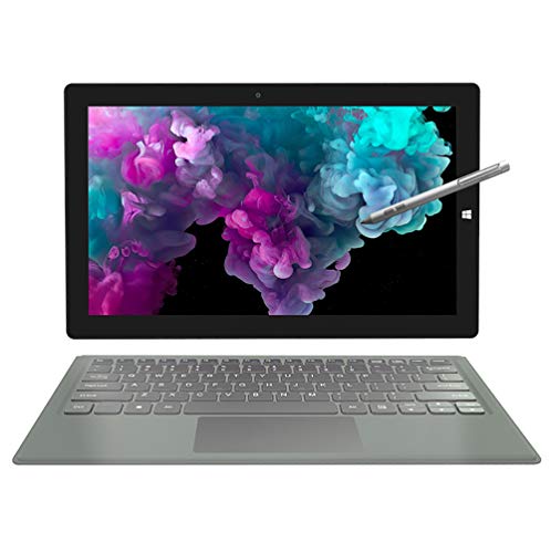 【Windows10標準搭載】Jumper EZpad Go フルHDタッチスクリーン2in1タブレットPC, 11.6 インチ ノート パソコン搭載高速 静音CPU N3450 8GB RAM/128GB SSD無線LAN内蔵、Chrome/Google