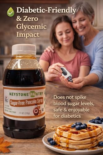 Image of Keystone Pantry Pancake Syrup Maple flavored sugar-free 11 oz