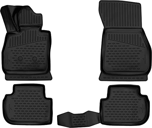 Element Passgenaue Premium 3D Gummimatten Fussmatten Designed für BMW 1er, Mk3 (F40), 2019-2024, 4 TLG, Schwarz Element Passgenaue Premium 3D Gummimatten Fussmatten Designed für BMW 1er, Mk3 (F40), 2019-2024, 4 TLG, Schwarz