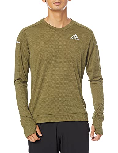 ランニング スウェット クーラー 長袖スウェットシャツ 25241 メンズ フォーカスオリーブ S