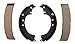 ACDelco Gold 17407B Bonded Rear Drum Brake Shoe Set