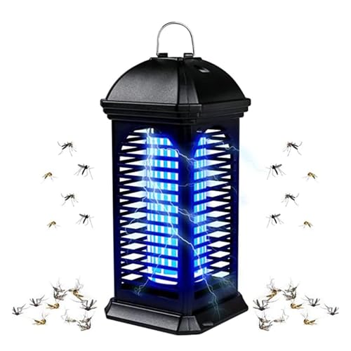 AUEJACKY Mata Mosquitos Electrico 15W 4,000V Lampara Antimosquitos,Mata Moscas, Lámpara Eléctrica para Mosquitos, Eficaz para Reducir Insectos Voladores para Jardines, Interior Y Exterior.