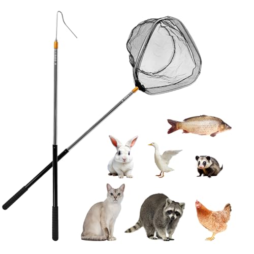 Fishing & Animal Catcher Net Set with Poles