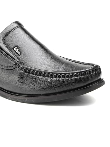 Image of Lee Cooper LC2130B2R Men's Lightweight Leather Shoes | Comfortable, Stylish Slip-On Formal Footwear for Office, Business