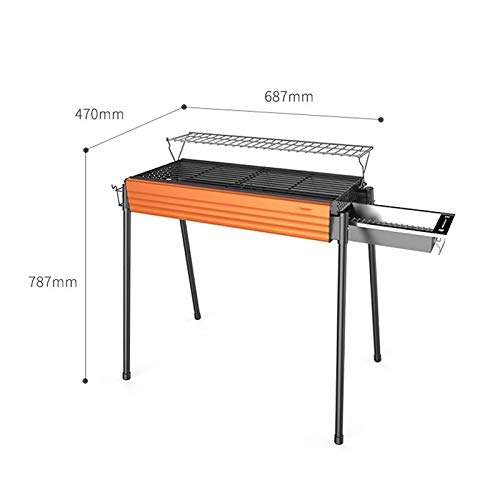 Portatile all'aperto per Il Tempo Libero Campeggio casa Barbecue a Carbone Selvatico Barbecue Forno Pieghevole griglia per Barbecue