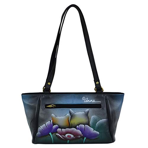 Anna By Anuschka Small Tote Handbag, Two Cats Grey #TOP1