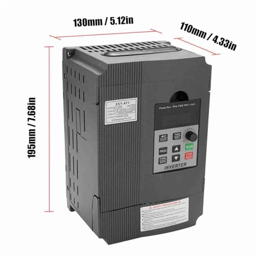 Convertisseur de fréquence 2,2 KW pour brancher une machine triphasée