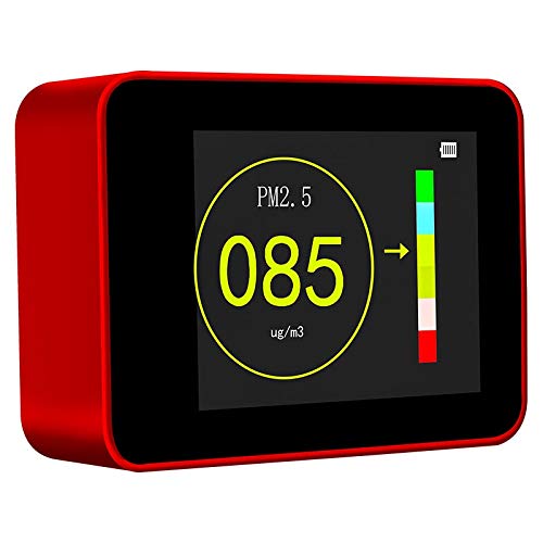 Ctzrzyt Air Quality Detector PM2.5 PM10 PM1.0 Detector Air Quality Monitoring Portable Tester for Home and Office