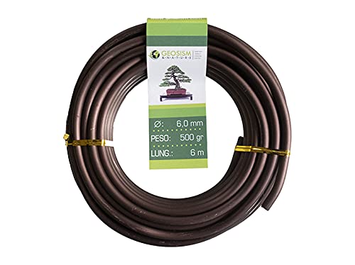 Geosism & Nature Fil d'aluminium en cuivre (cuivre-Aluminium) Geotools 6,0 mm pour bonsaï, 500 GR, 6 m