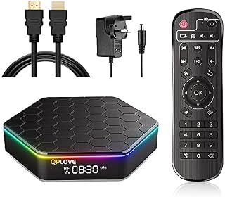 HONMY 2022 Android TV Box 12.0 4GB RAM 32GB ROM, Android Box H618 Quad-core Cortex-A53 CPU Support 6K 4K HDR10+, WiFi 6 2.4G/5G Dual WiFi Bluetooth 5.0 100M Ethernet USB 2.0 Smart TV Box