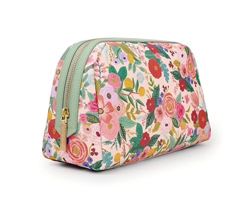 RIFLE PAPER CO. Garden Party Large Cosmetic Pouch for Storing Small Accessories, Includes Gold Zipper, Printed in Full Color with Stylized Pattern and Foil Stamped Logo2