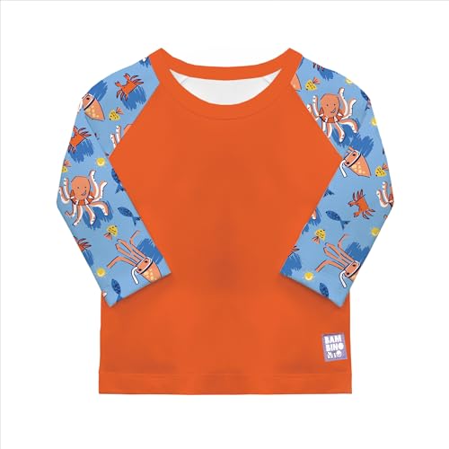 Bambino Mio, Camiseta Bañador de Manga comprida con protección Solar UPF40+, Patrulla Surfera (2-3 años)