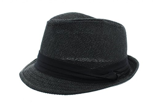 Milani Kids Straw Fedora- White