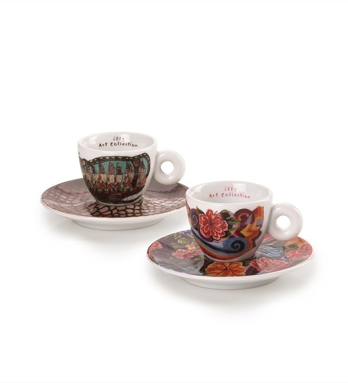 illy SET DA 2 TAZZINE DA ESPRESSO ART COLLECTION BIENNALE ARTE 2024