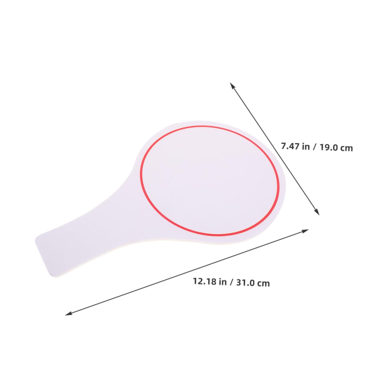 POPETPOP 4pcs Handheld Dry Erase Scoreboard Writing Board for Judges Portable Single-Sided Whiteboard for Outdoor Events Competitions Versatile Reusable Design