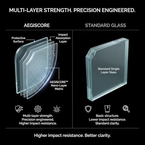 Image of UNBREAKcable iPhone 17 /17 Pro / 16 Pro Tempered Glass Screen Protector Guard (2 Pack) | 9H Hardness | Anti-scratch and Bubble free | Crystal Clear | Case Friendly | Easy Install Kit