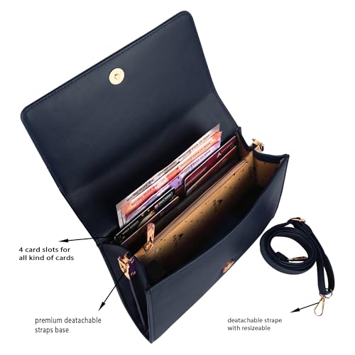 Image of ALSU Women's trendy Sling Bag | handbag | purse | crossbody bag| deattachable straps | adjustable straps |card slots side bag| phone pocket