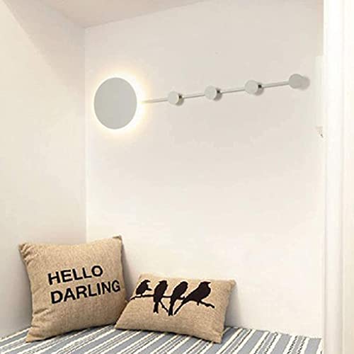 NZDY Lampada da parete creativa con cuscinetti, applique da parete a led, applique da parete moderna in ferro per ingresso da ufficio, guardaroba, lampada da parete, lampada da parete con illuminazio - Image 5