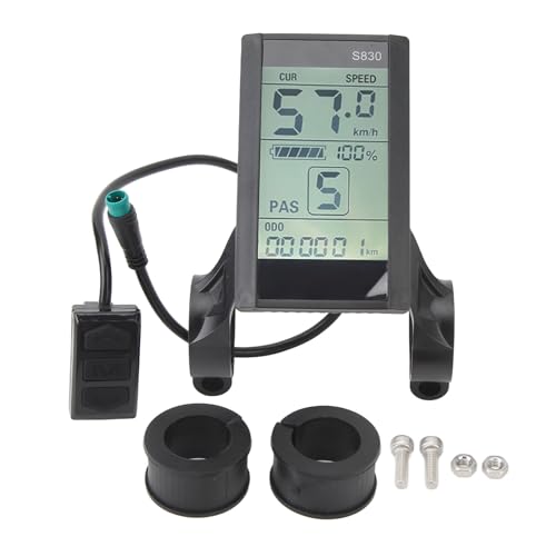 Electric Bike LCD Display Water Prevent ABS Panel Replacement Accessories for Electric Bike Electric Scooter