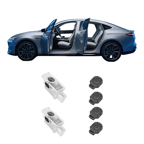 ZKAYUN Never Fade Door Light Logo,LED Welcome Lights Lamp Door Light Puddle Lights Accessories Compatible withA3/A4/A5/A6/A7/A8/Q3/Q5/Q7/R8/TT/RS/SQ5/SQ8(2PCS)