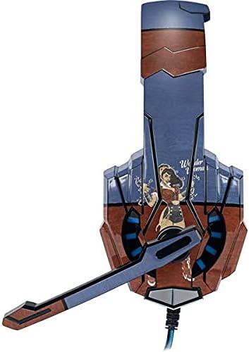 Skinit Decal Skin Compatible with BENGOO G9000 Gaming Headset - Officially Licensed Warner Bros Wonder Woman Bombshell Design