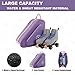 HEXIFUL Skate Bag for Ice, Inline, Roller & Quad Skates - Kids & Adults (Purple/Pink)