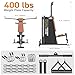 Multi Functional Home Gym Machine, All in One Compact Fitness Station with Pulley System for Shoulder, Leg, LAT Pulldown and Rowing, Space Saving Plate Loaded Strength Training Equipment