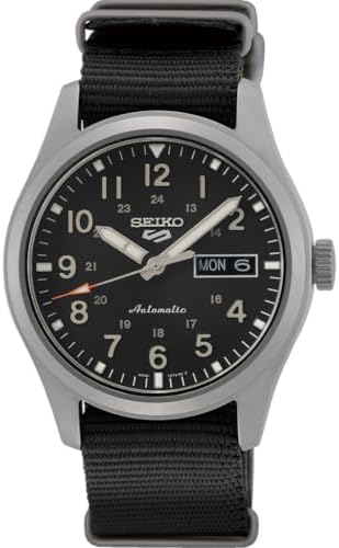 Seiko SRPG37 Seiko 5 Sports Men's Watch Black 39.4mm Stainless Steel