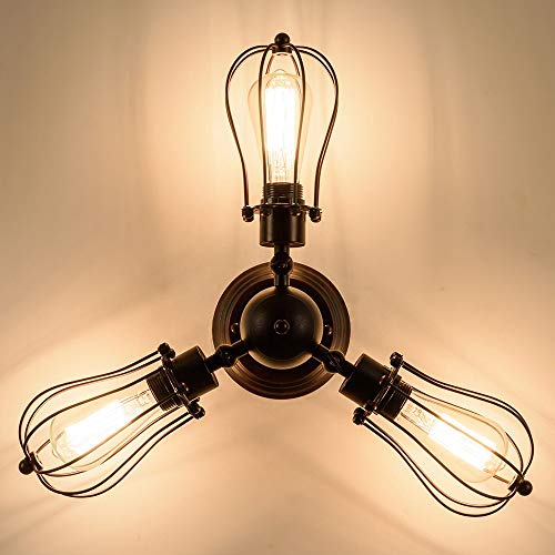 Vintage - Lampada da soffitto industriale a