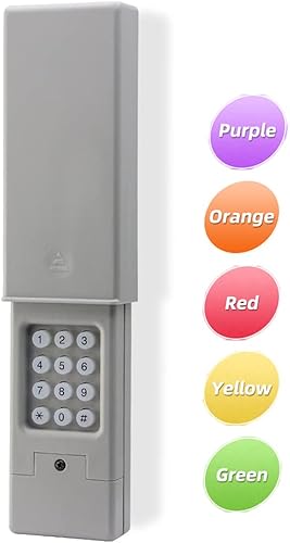 Vista 18 de Teclado universal para puerta de cochera inalámbrico sin llave, compatible con Chamberlain/LiftMaster/Craftsman/Linear etc. El abridor de puerta