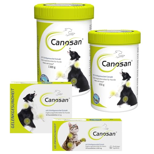 CANOSAN Kautabletten 30 STK. Grünlippmuschel für Gelenkgesundheit bei Hunden