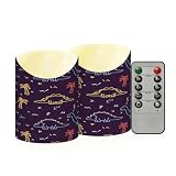 Regalo ideale: le candele a batteria combinano bellezza e sicurezza, perfette per famiglie con bambini o animali domestici. Crea un centrotavola per il tuo tavolo da pranzo. per vacanze, matrimoni o inaugurazione della casa