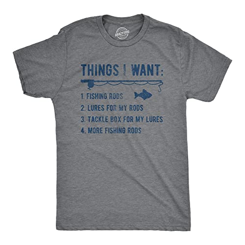T-shirt humour homme Things I Want List idéal pour vos weekends et soirées relax