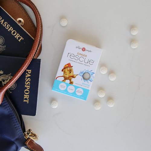 image for The Ginger People Ginger Rescue Chewable Tablets Drug Free Digestive H