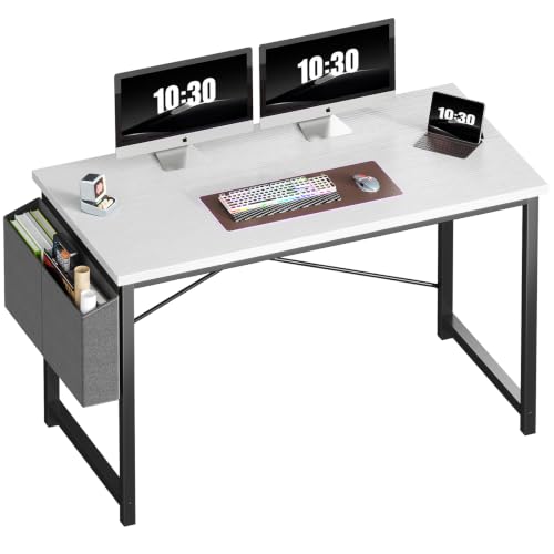 Image of OLIXIS Computer Desk, 47 Inch Gaming Desks for Home Office Small Spaces