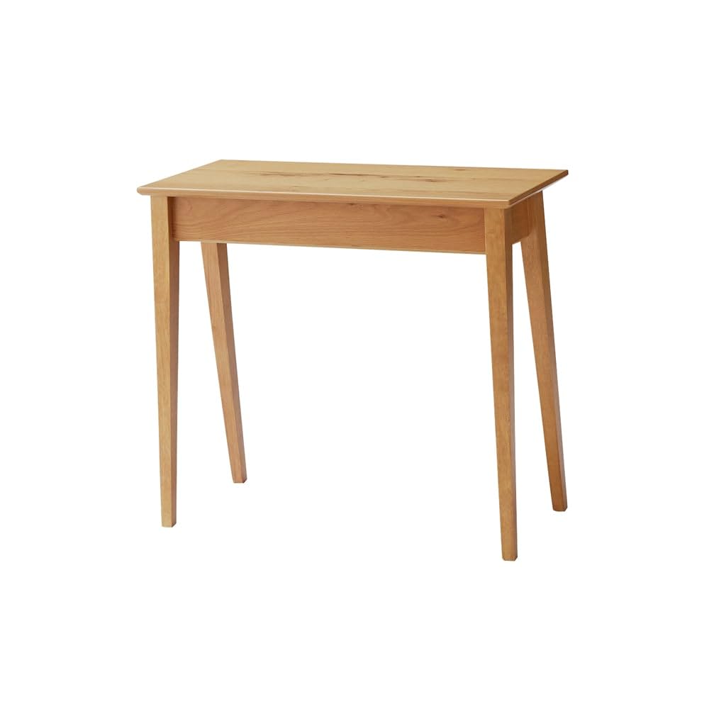 Amazon.co.jp: [ベルメゾン] パソコンデスク 節あり オーク材 デスク