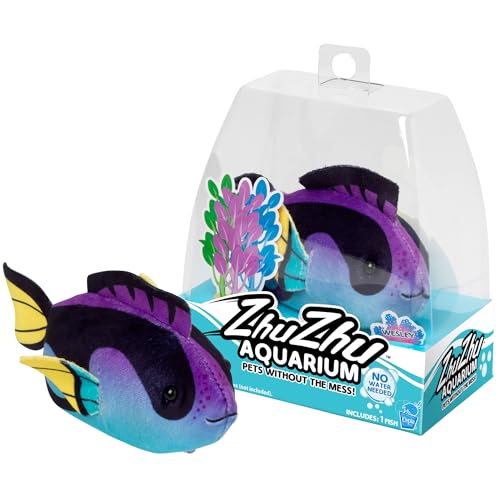 John Adams Zhu Zhu Pets | Zhu Zhu   Pez de Juguete para Acuario   Wesley | Mascota interactiva y Coleccionable con Sonidos y Movimiento | Mascotas electrónicas | A Partir de 4 años