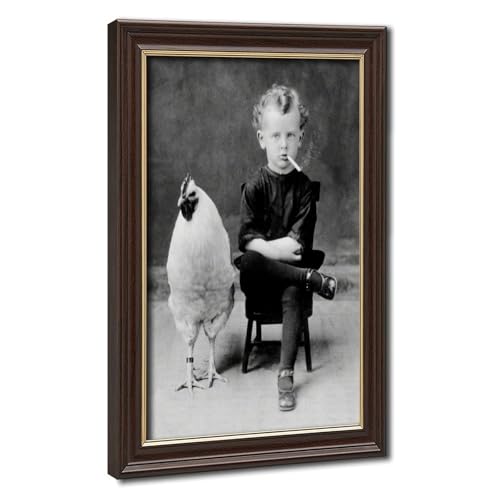 Impression vintage sur toile pour décoration murale de bureau et salon rétro