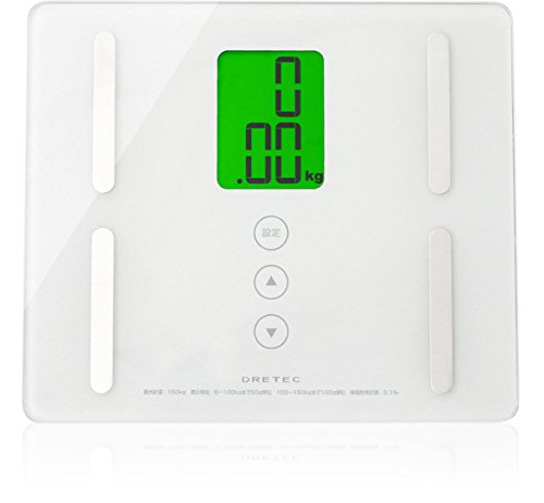 dretec 体重計 体組成計 ヘルスメーター ボディスケール デジタル BS-221