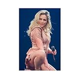 ZAQMKOL Poster auf Leinwand, Motiv: Sängerin Helene 