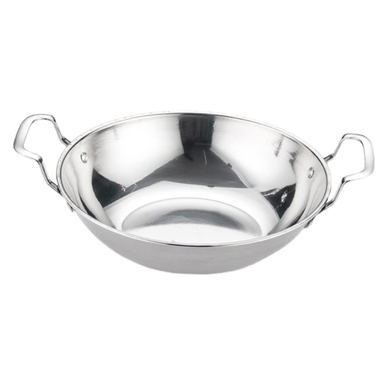 ABOOFAN Stainless Steel Cooking Pan Hot Pot Seafood Pot for Induction Cooktop High Temperature Tolerance Double Handle for Kitchen Essential for Home Restaurant