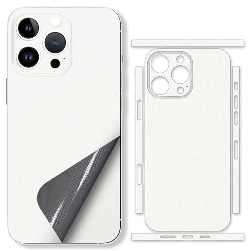 Film vinyle iPhone 16 Pro Max 3M titane blanc finition de précision