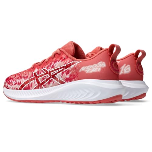 Asics Kid's Gel-Noosa TRI 16 Grade School Running Shoe, 3.5, Dark Pink Clay/White