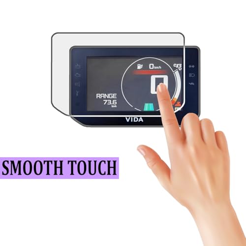 Image of SCREEN GUARD FOR NEW HERO VIDA VX2 GO & PLUS 2025-2026 ELECTRIC SCOOTER / 4.3 INCH COLOR LCD DISPLAY PROTECTOR / HD Clarity / NEW Vidavx2go 2026 Display Speedometer Console Accessory [Not Tempered Glass]
