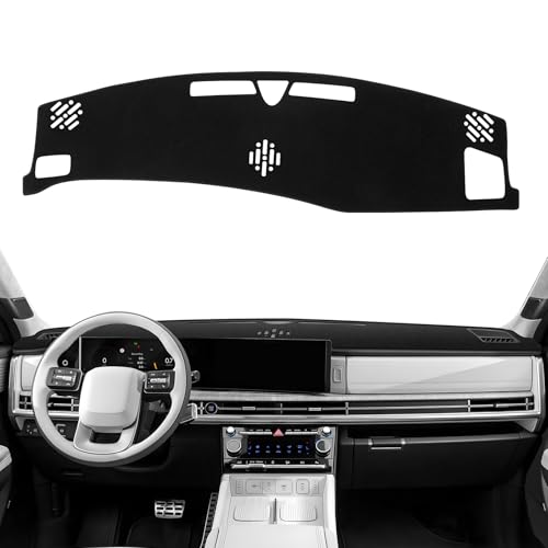 CARTIST Dash Cover for 2024 2025 2026 Hyundai Santa Fe Dashboard Cover for Santa Fe Accessories Non-Slip Carpet Sunshield Glare UV Rays Protector (Without HUD) by CARTIST - Used condition - US$15.41