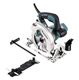 Potencia: 1050 W Makita HS 6601 - Sierra circular de mano eléctrica (1050 W, 165 mm, adaptador de carril guía Makita E)