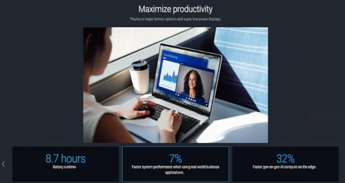 Image of Dell Pro 16 PC16250 Business Laptop(Nextgen Latitude), 16 inch FHD+ IPS Display, Intel Ultra 7 225U (12 cores, Up to 5.2 GHz), 16GB DDR5 RAM, 512GB SSD, Backlit Keyboard, WiFi 6E, Win 11 Pro