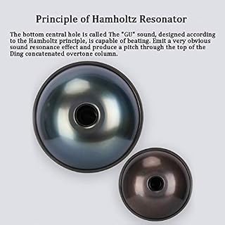 JLDN Tambour De Langue en Acier 9 Tons, Handpan Drum 22inch / 56cm Tambour À Main à Sac Tambour Hand Pan Instrument à… – Image 4