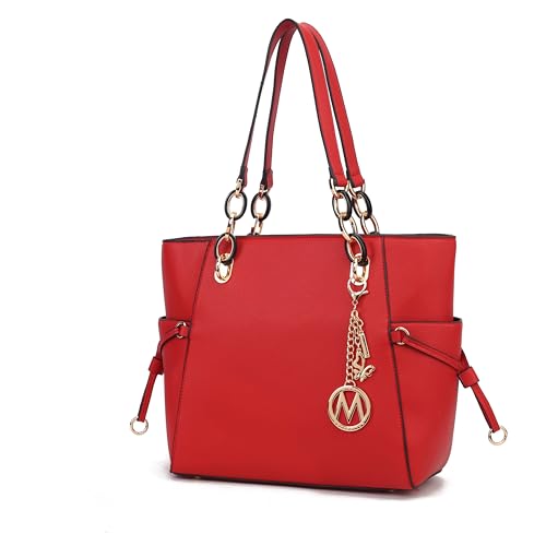 Image of MKF Collection Shoulder Bag Handbag for Women, Vegan Leather Satchel Bag ladies Tote Bag, Top-Handle Purse by Mia K